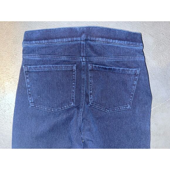 Spanx Leggings Womens Small Blue Pull On Jean-ish Ankle Skinny Stretch Shaping - Picture 5 of 6